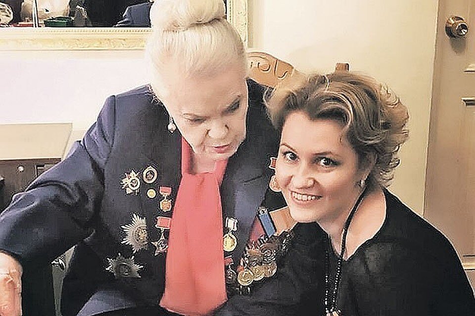 Ксения Рубцова и Элина Быстрицкая. Фото: facebook.com