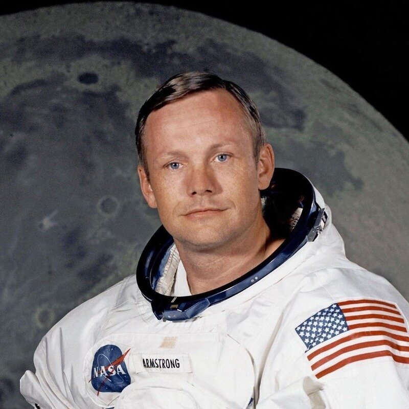 Американский астронавт Нил Армстронг (источник фото: instagram.com/aferistimira)
