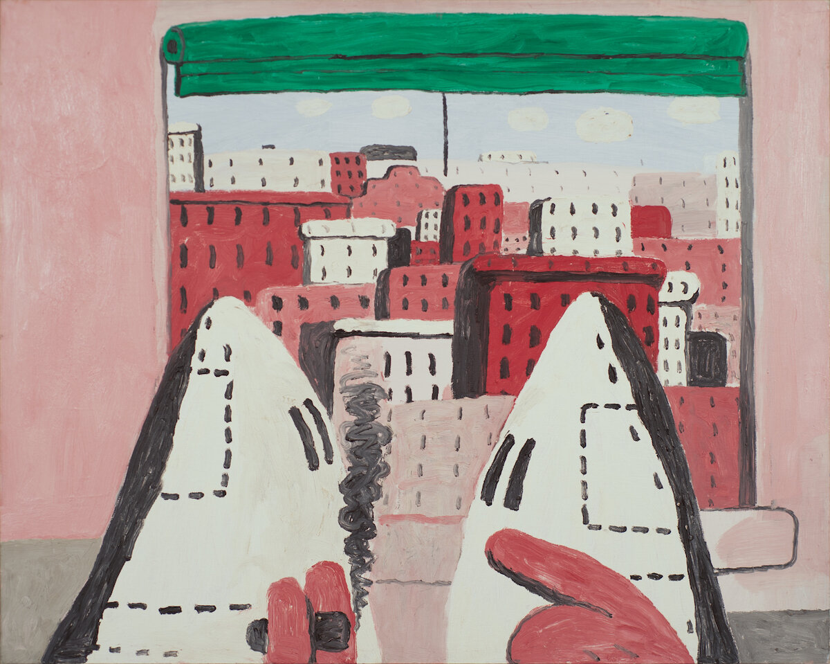 Philip Guston, Open Window II, 1969. ©THE ESTATE OF PHILIP GUSTON/GENEVIEVE HANSON/COURTESY HAUSER & WIRTH/PRIVATE COLLECTION