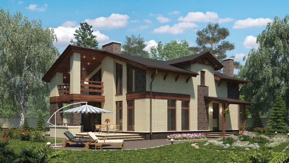 "Чехия-4" Проект дома - КР-155