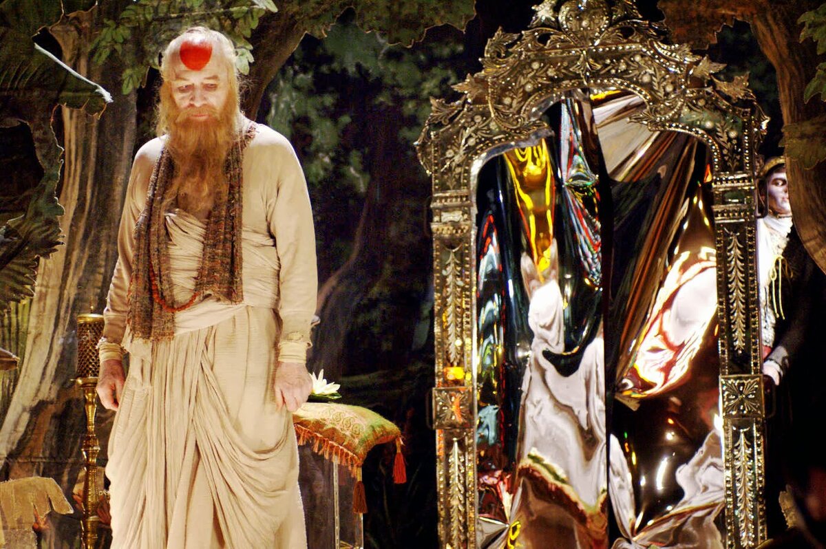 Кадр из фильма "Воображариум доктора Парнаса"