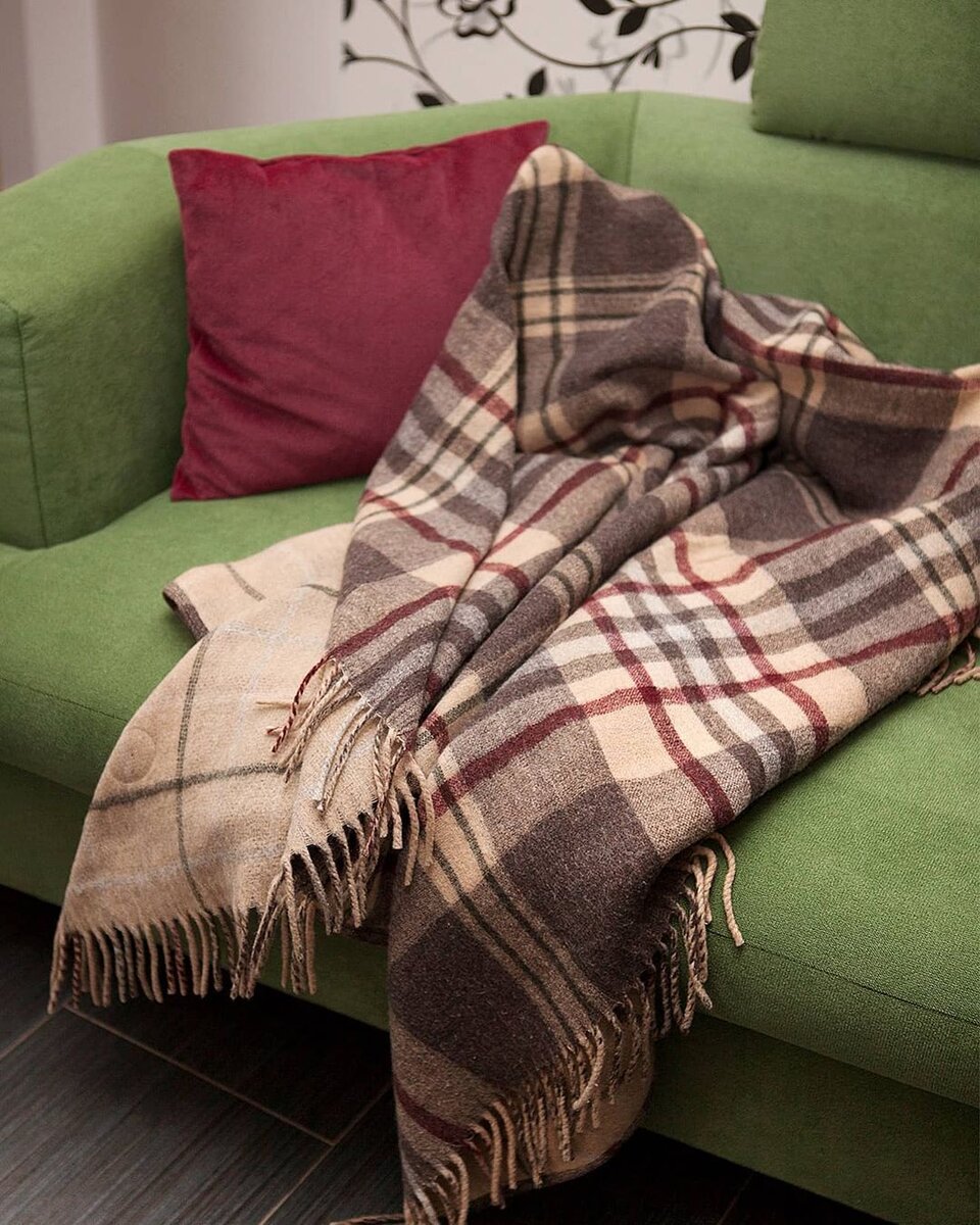 Шерстяной плед «Vandyck». Фото Luxberry