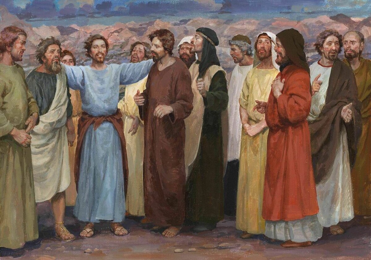 Христос наставляющий учеников