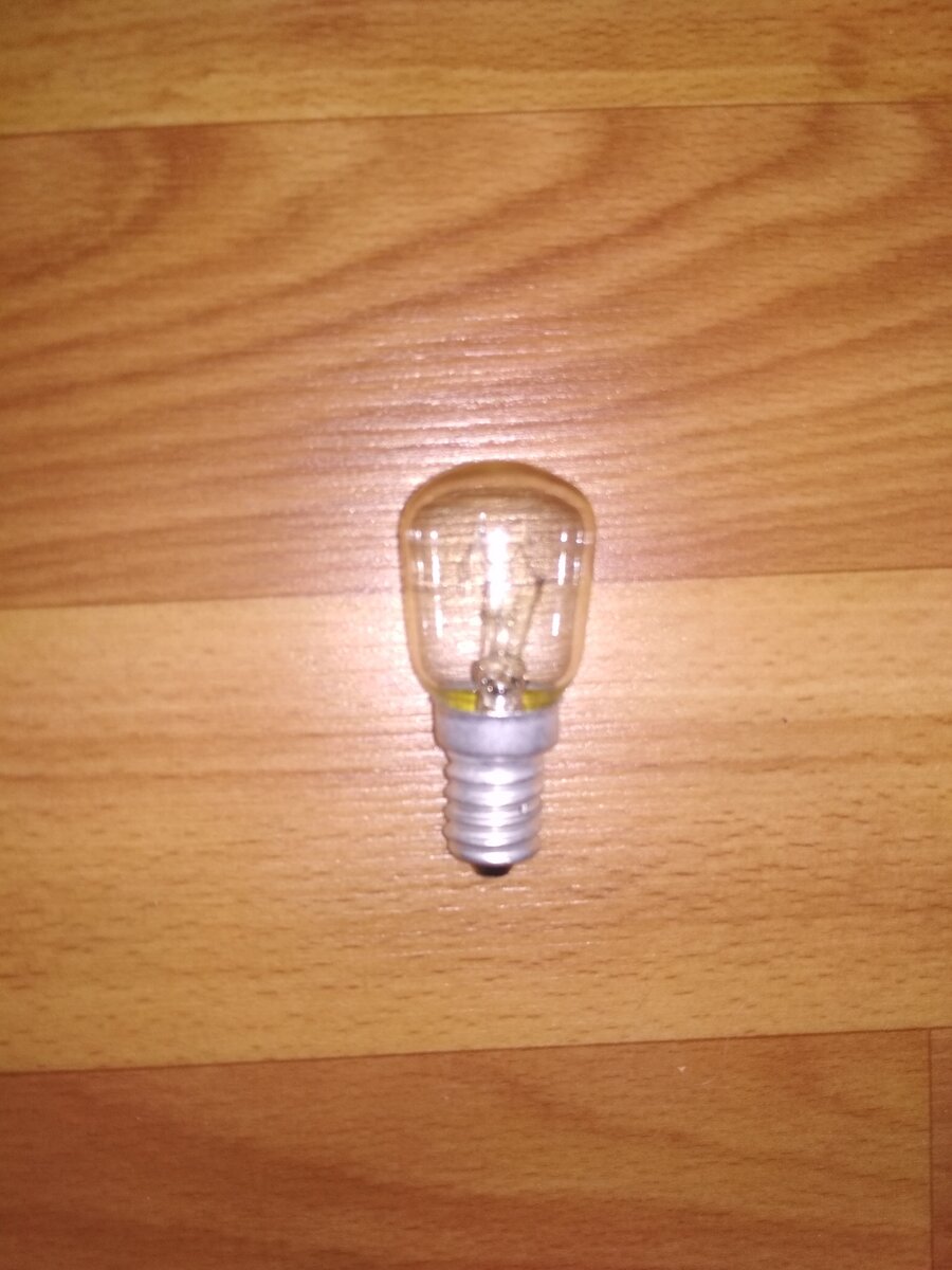 Лампа накаливания на обложку статьи. Фото автора