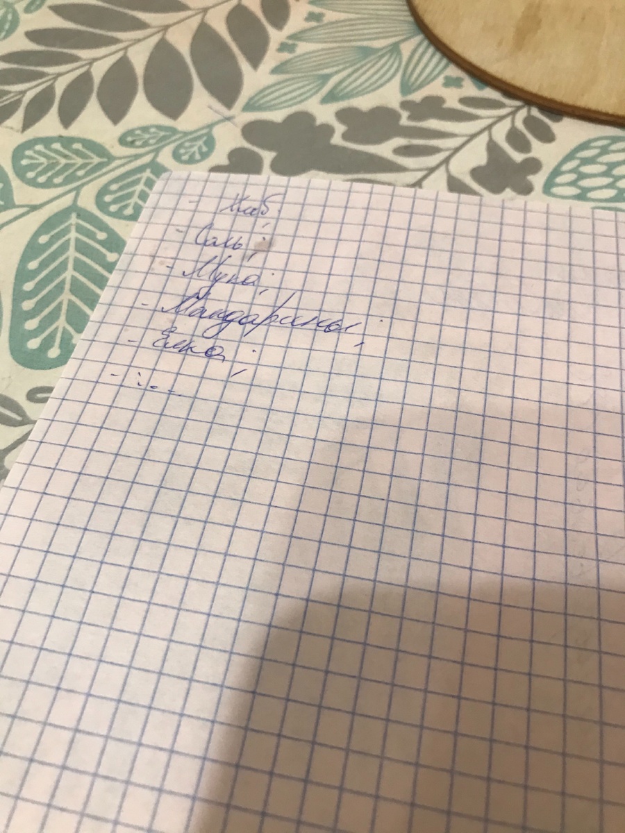 Список покупок