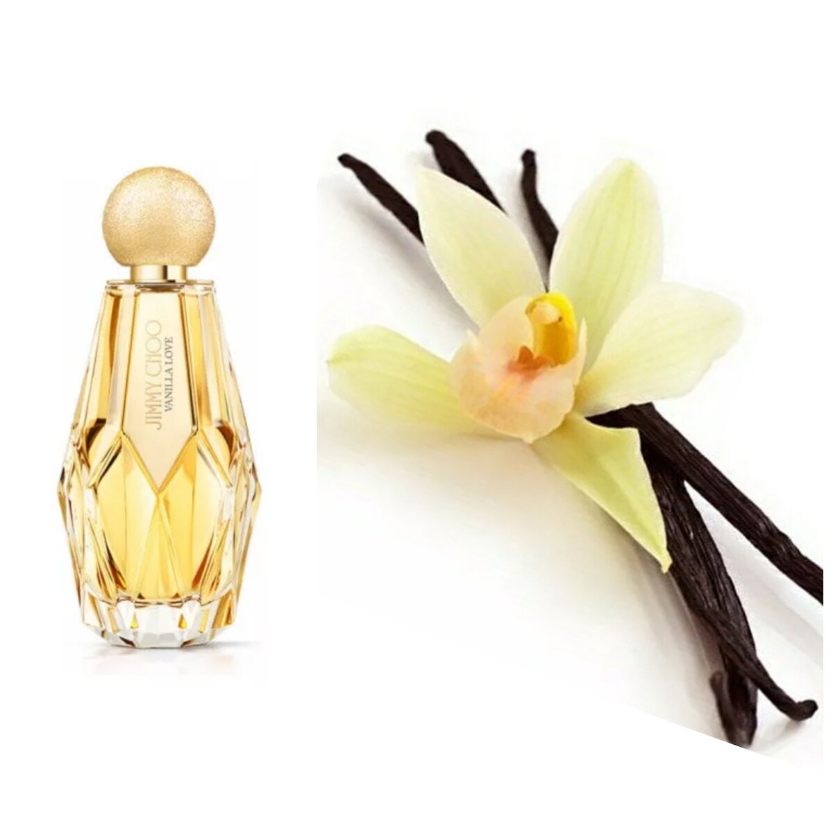 Ванильное соло. Моноаромат. Коллаж автора.