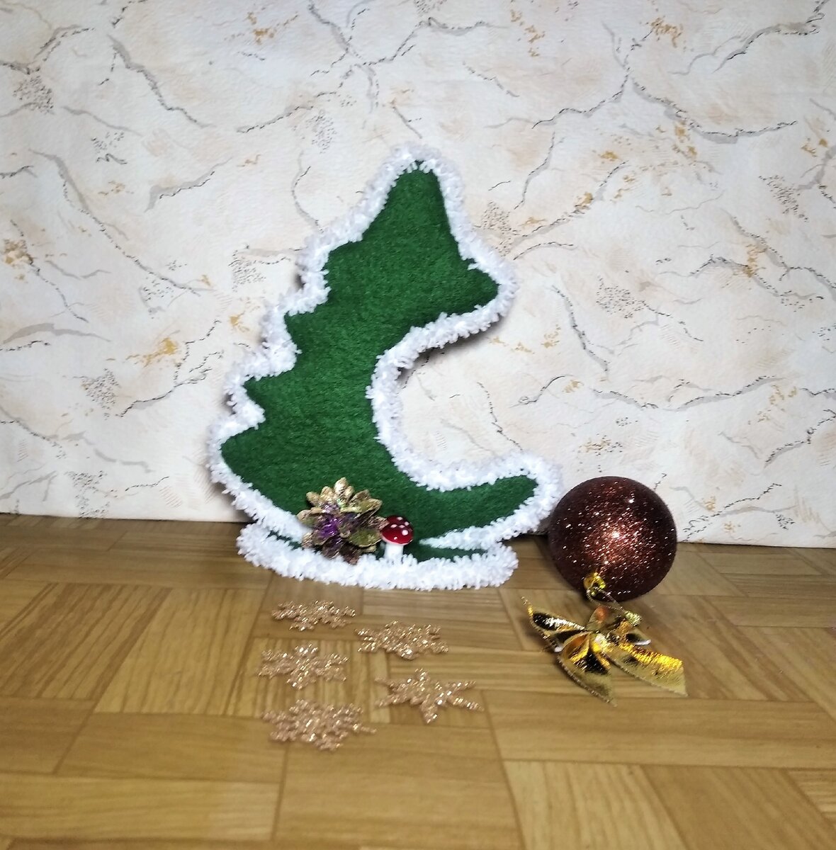 Настольная елка своими руками