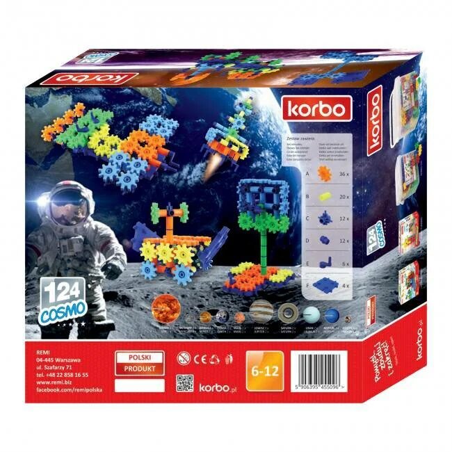 Остальные конструкторы, как, например, Korbo 154 Cosmo, поставляются в картонных коробках