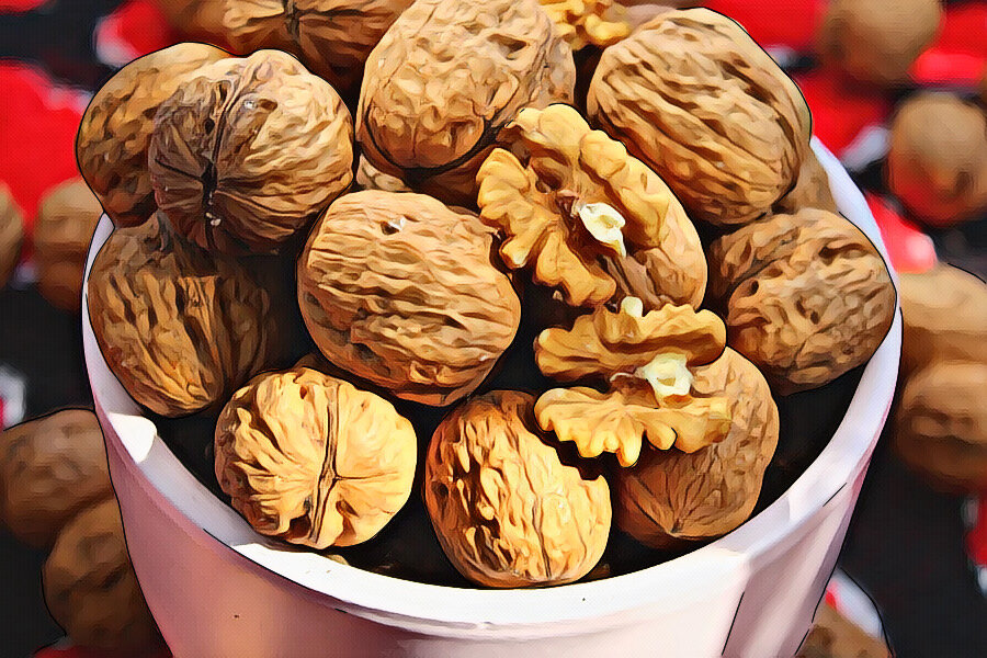 Грецкий орех - кладец витаминов и микроэлементов 