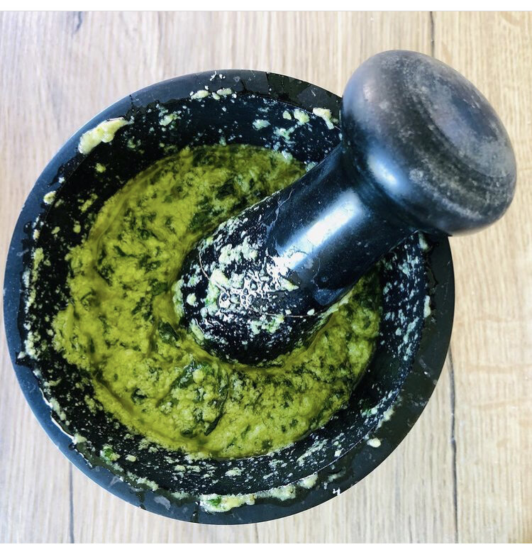 Вот так по классике перебивают ингредиенты в соус