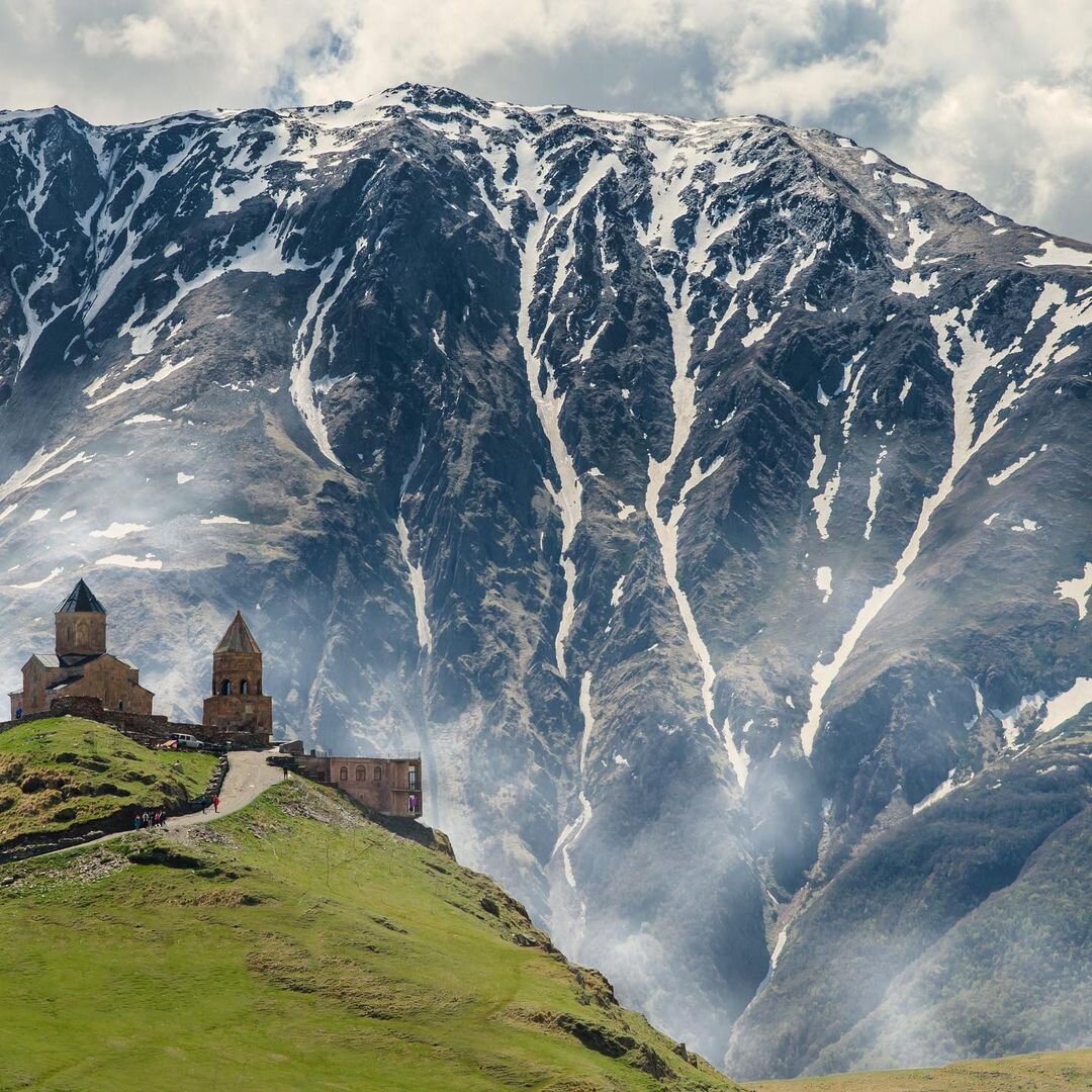 Гора Казбек Гергетская Церковь