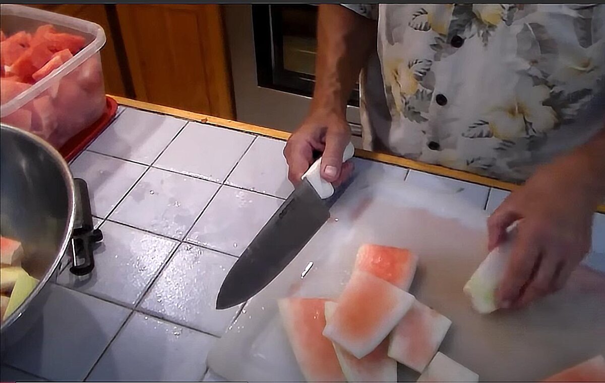 Заготовка корок арбуза