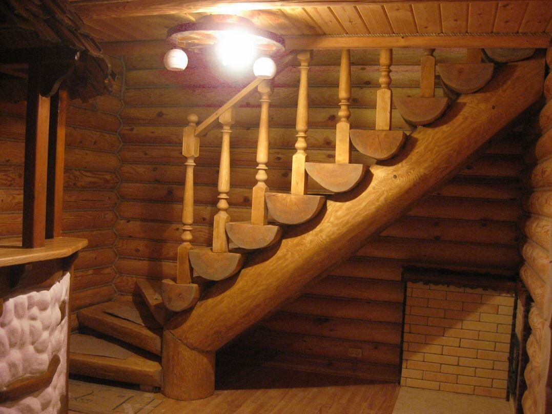 Лестница внутри помещения