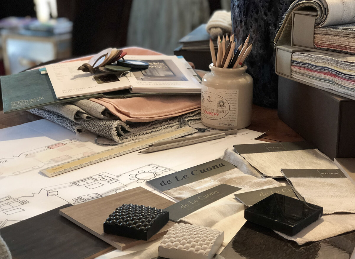 Подбор материалов и эскизы, de Le Cuona