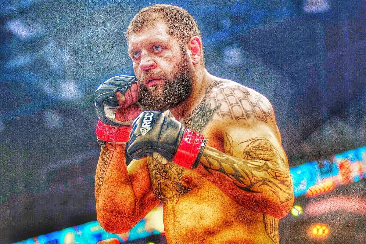 Александр Емельяненко во время боя