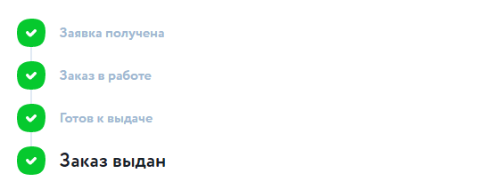 Статусы заказа