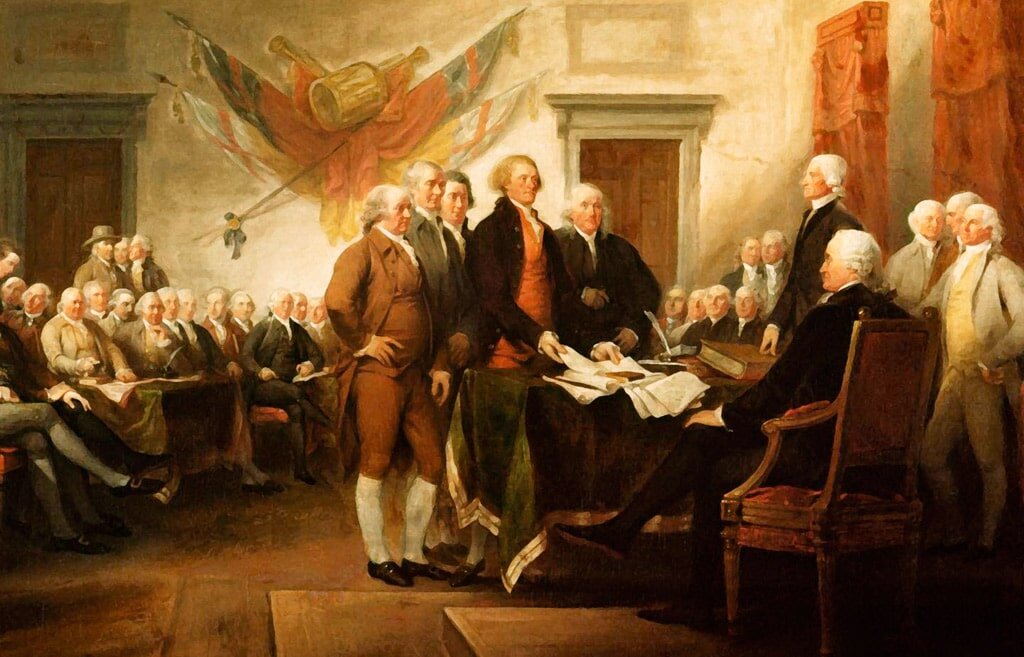 Принятие декларации независимости сша год. Континентальный конгресс 1776 год. Второй континентальный конгресс 1775. Томас Джефферсон декларация независимости. Конгресс США 1776.