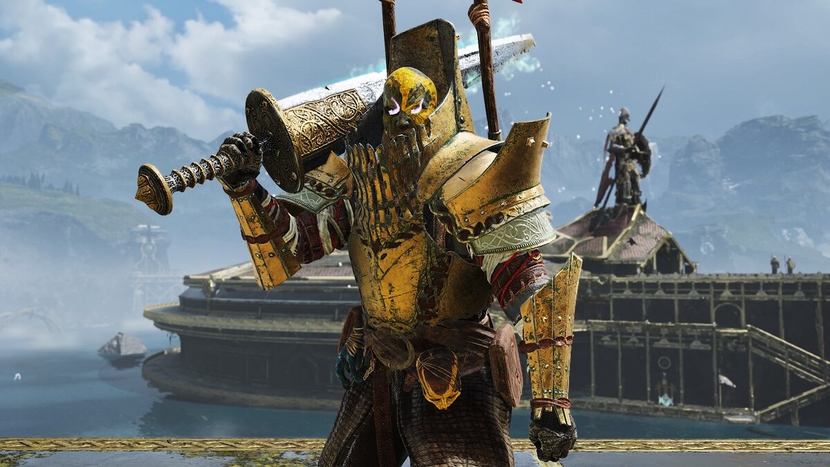 God of War (2018) Кратос vs. Путник [Кратос Lv.1 - Ближний Бой]