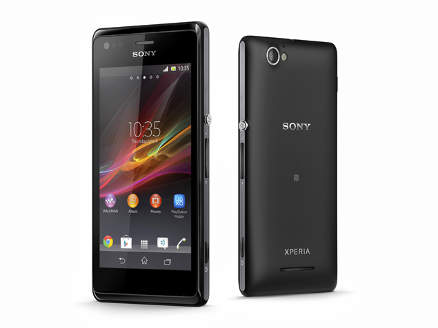 Sony Xperia M с диагональю 4 дюйма