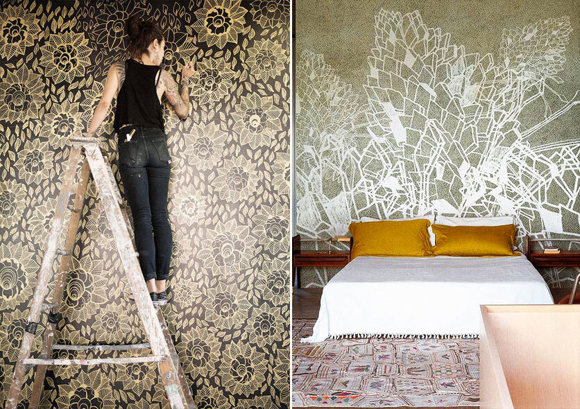  Роспись стен в интерьере