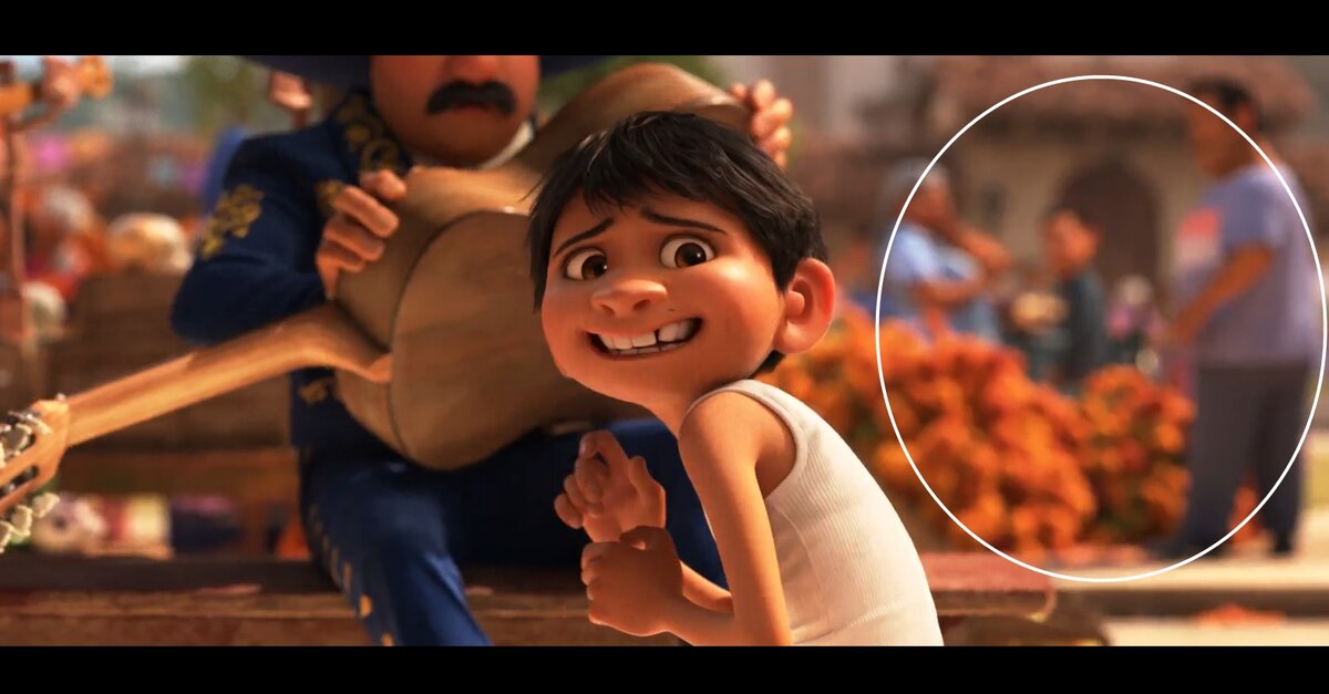 Кадр из мультфильма "Тайна Коко"