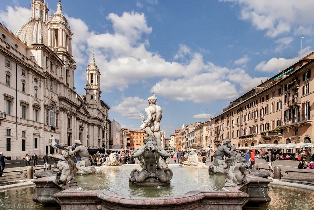 Площадь навона в риме