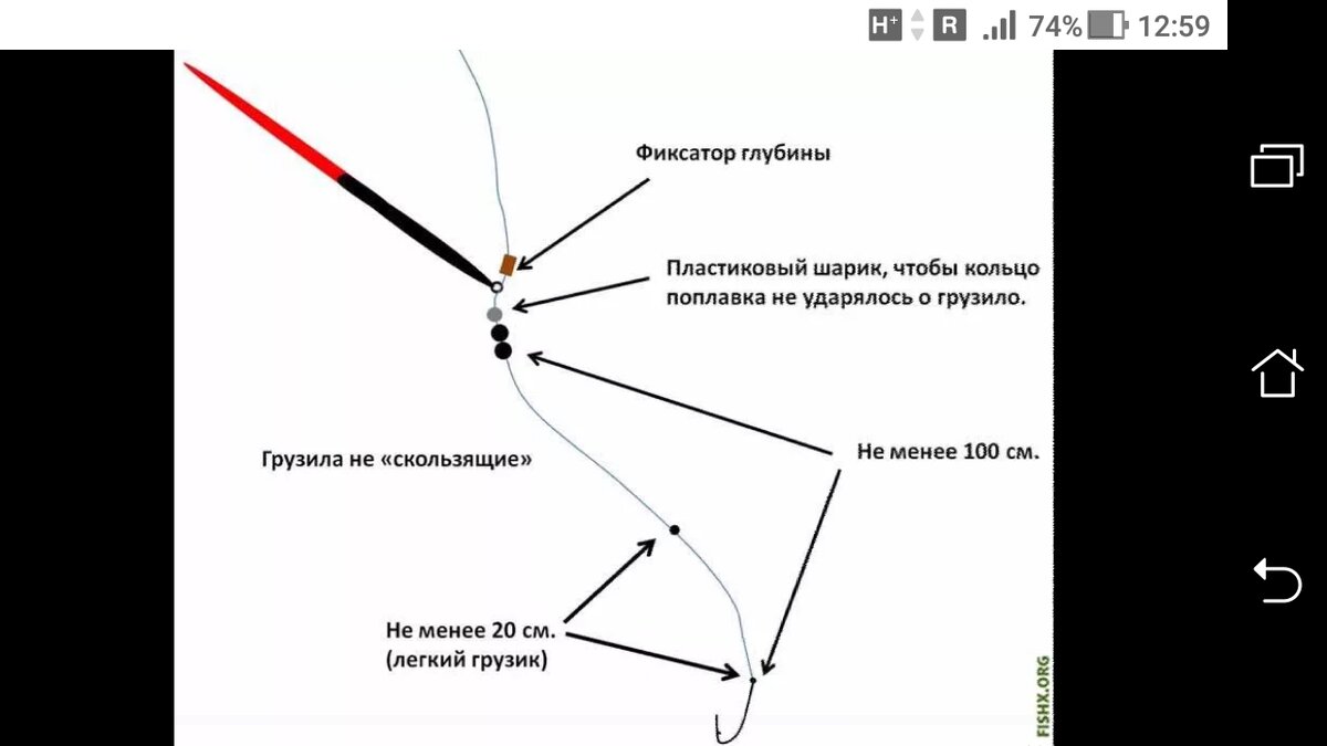 Оснастка поплавочной удочки на карася. Поплавочная снасть