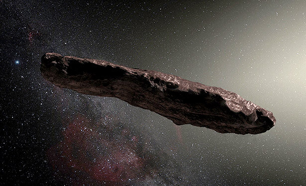 Межзвездный объект Оумуамуа – астероид или комета? Фото ESO /M. Kornmesser