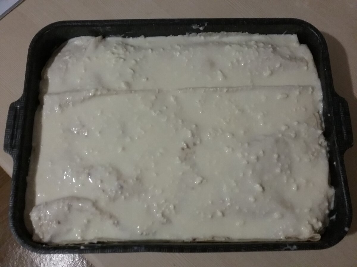 Слоеный пирог с творогом. Вкуснота!