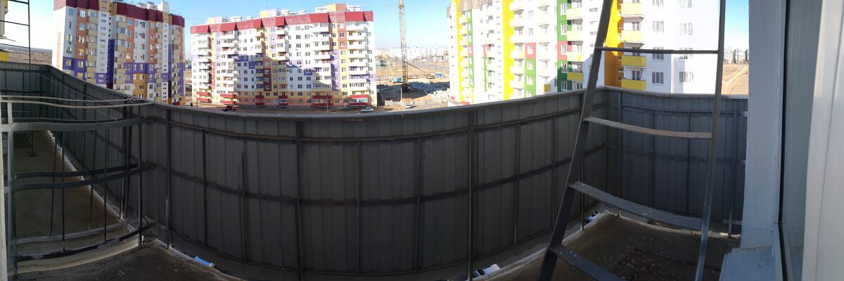 Панорама балкона