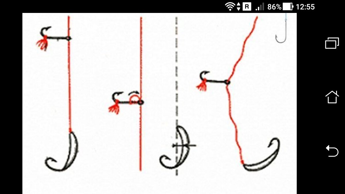 фото как просто и быстро мормышка + крючок