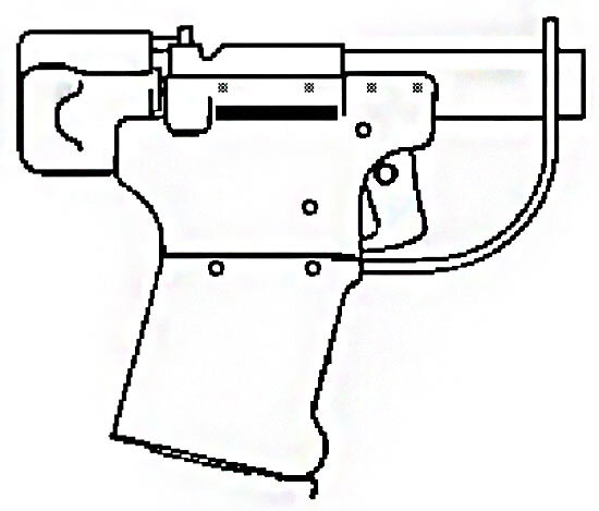 Пистолет либератор чертеж