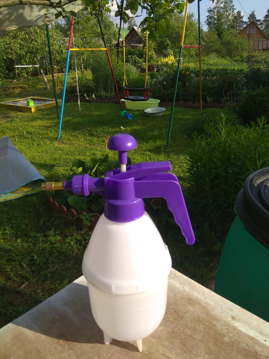 Обычный пульверизатор. 