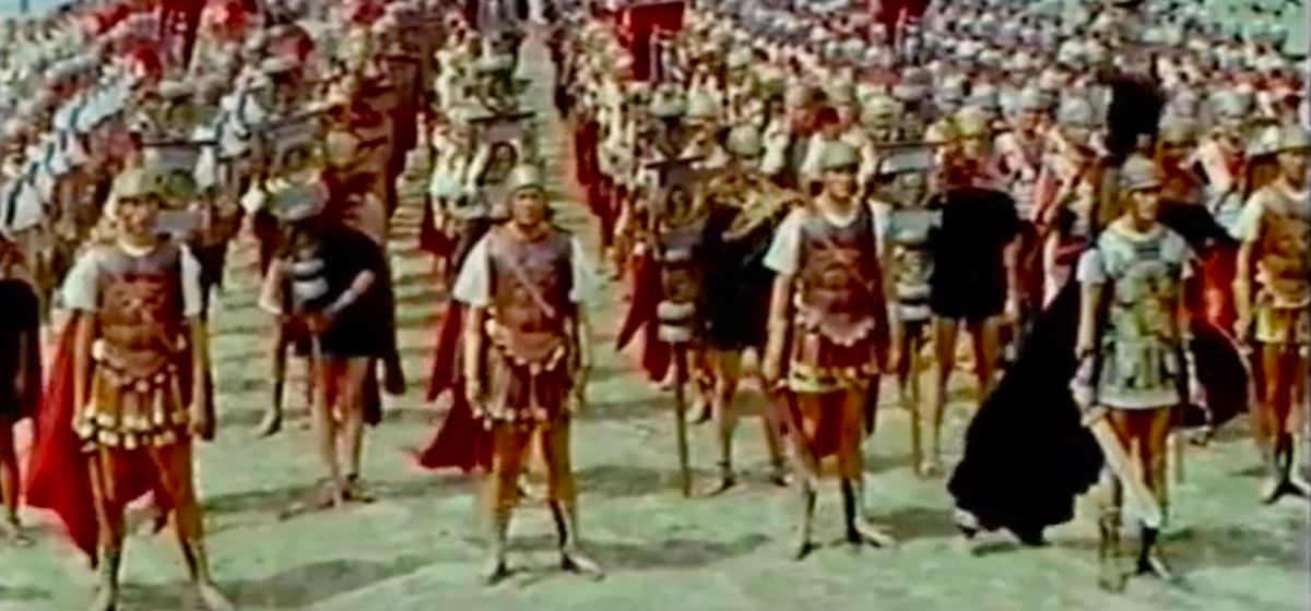Кадр из фильма "Даки" (1967), Румыния-Франция 