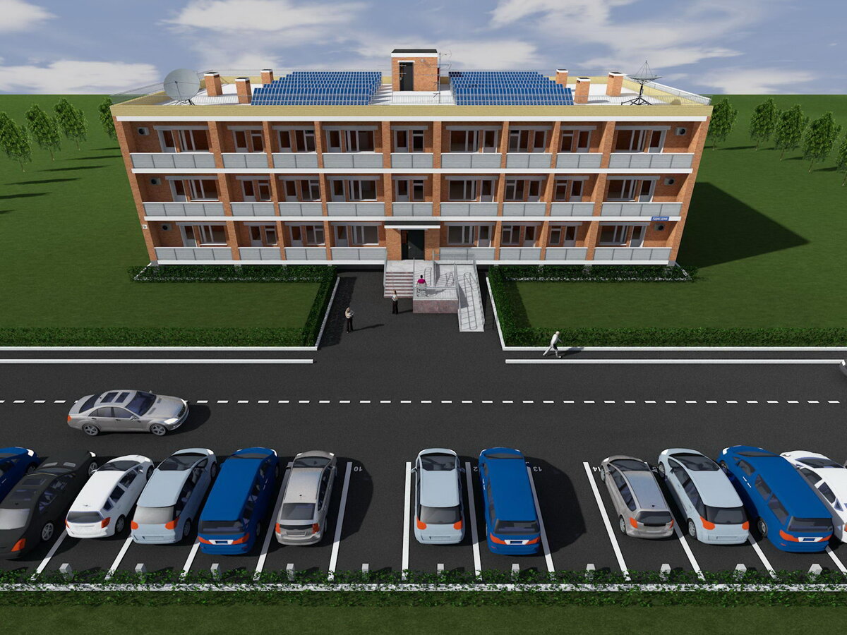 Проект дома на 18 квартир