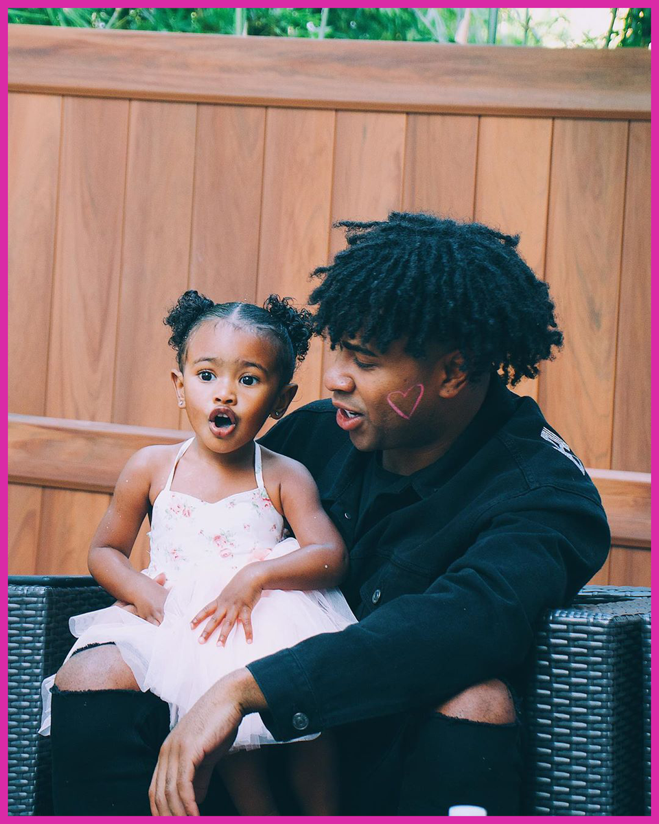 Prettyboyfredo и его двухлетняя дочь