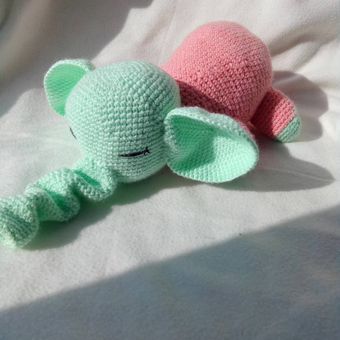 Слоник Бомбоник схема амигуруми | Hi Amigurumi