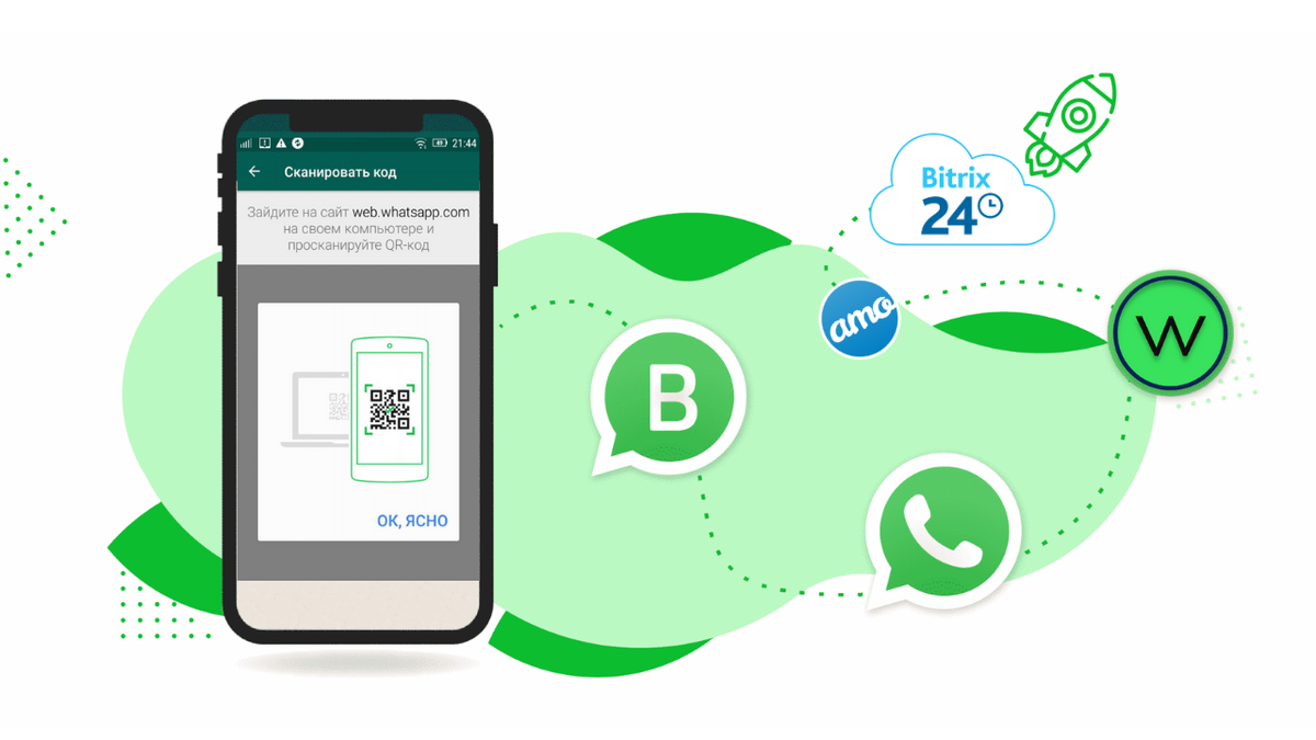 Ватсап интегрируется с CRM и API 
