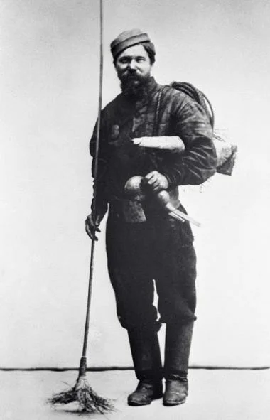 Московский трубочист в начале 20 века. Фото отсюда: https://moscowchronology.ru