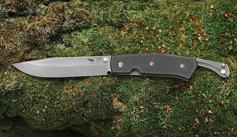 Складной нож Wild West, сталь К110, рукоять G10