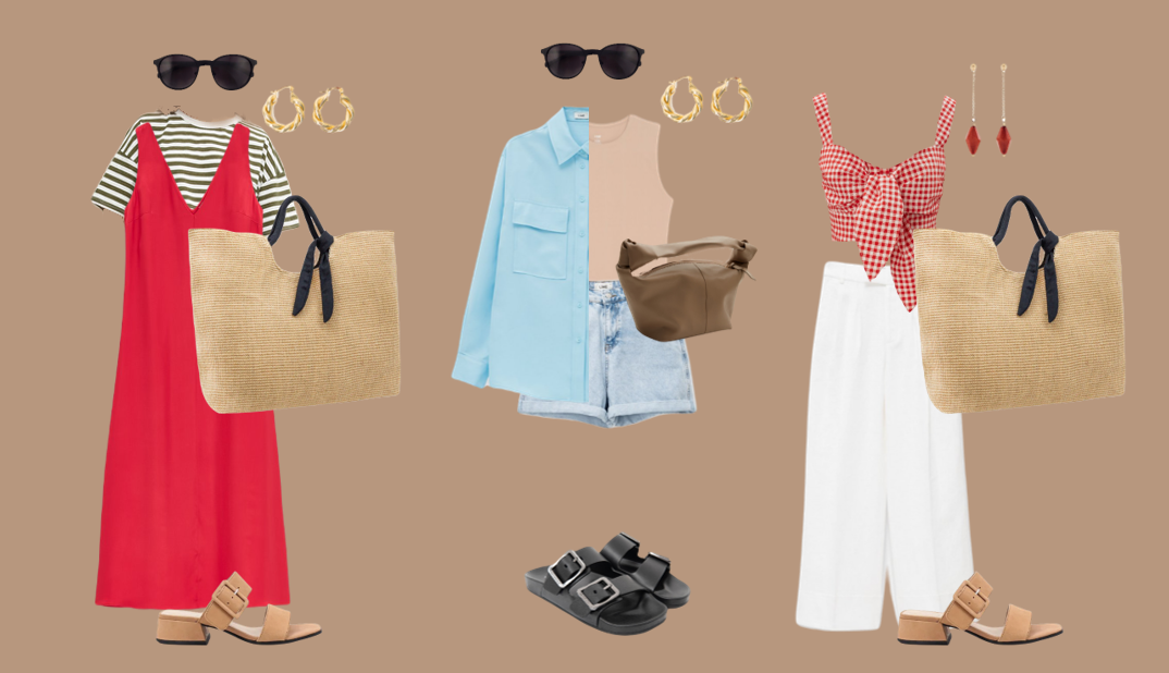 На фото малая часть образов из капсулы. Стиль, комфорт и сексуальность - основные запросы на комплекты из отпускной капсулы. Фото - моё. 