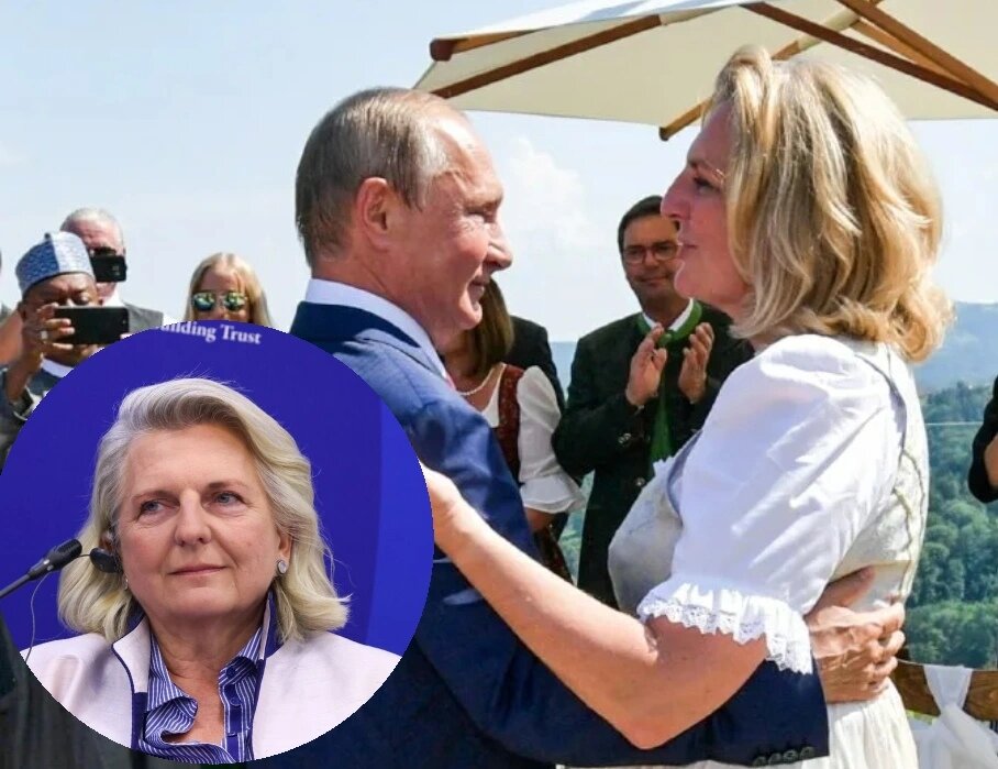 Бывший глава МИД Австрии Карин Кнайсль была вынуждена покинуть родину из-за угроз и обвинений в связях с Россией и теперь она живёт в деревне в Рязанской области.