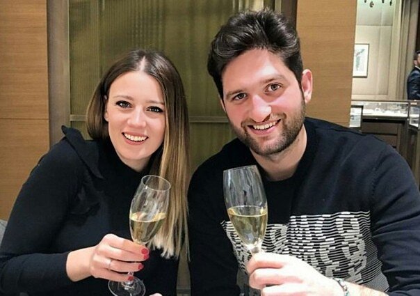 Гизем Караджа с мужем бизнесменом Кемалем Кимекчи