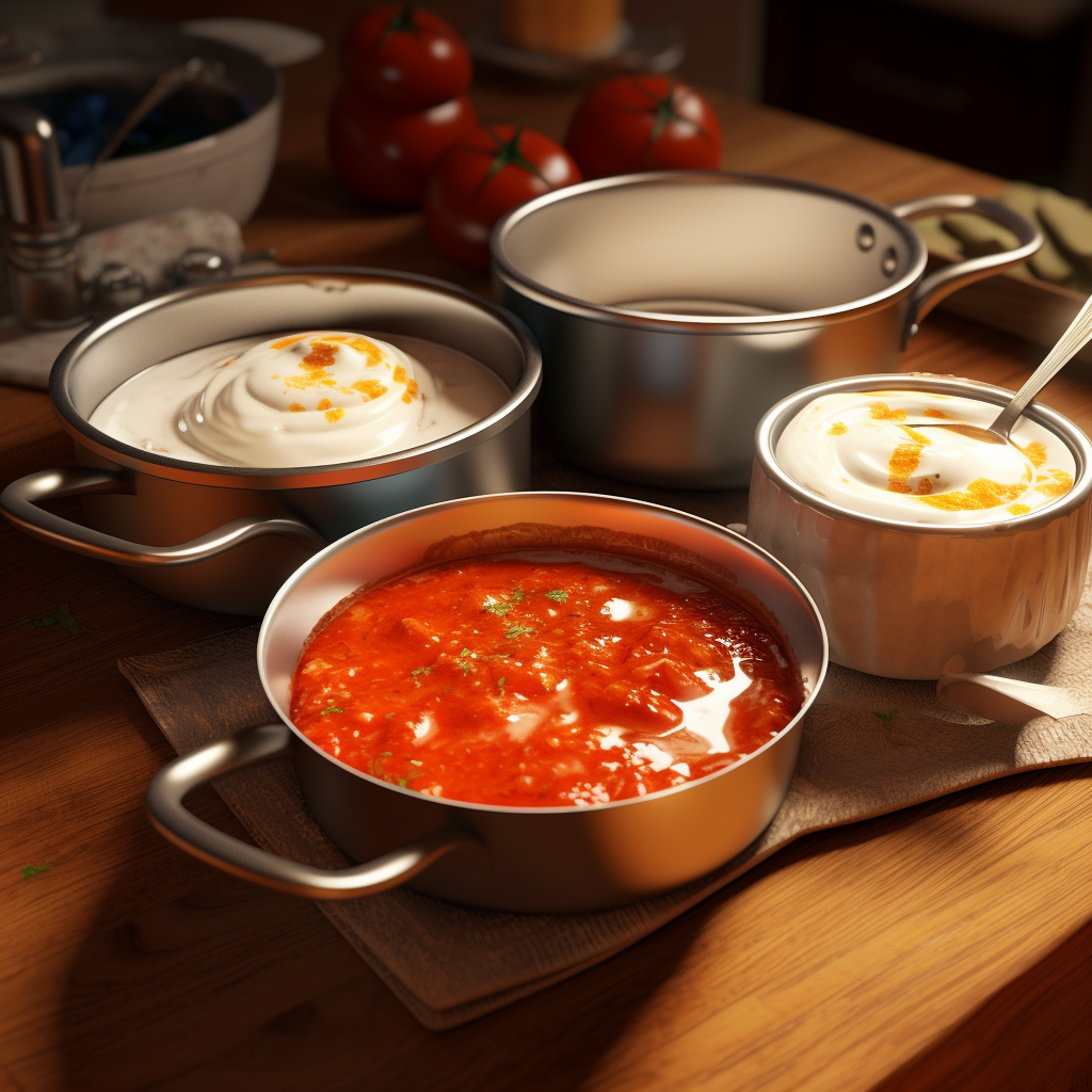 Как правило, для приготовления соуса для толмы используют кисломолочные продукты в качестве основы. Вы можете выбрать сметану, кефир или мацони.