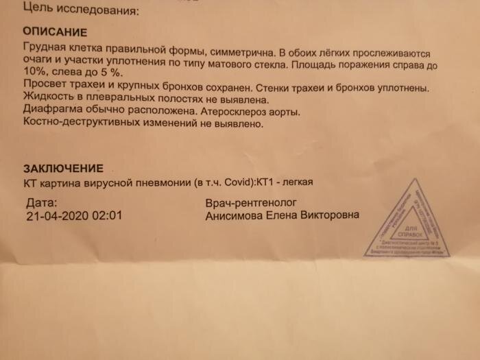 Заключение по COVID-19