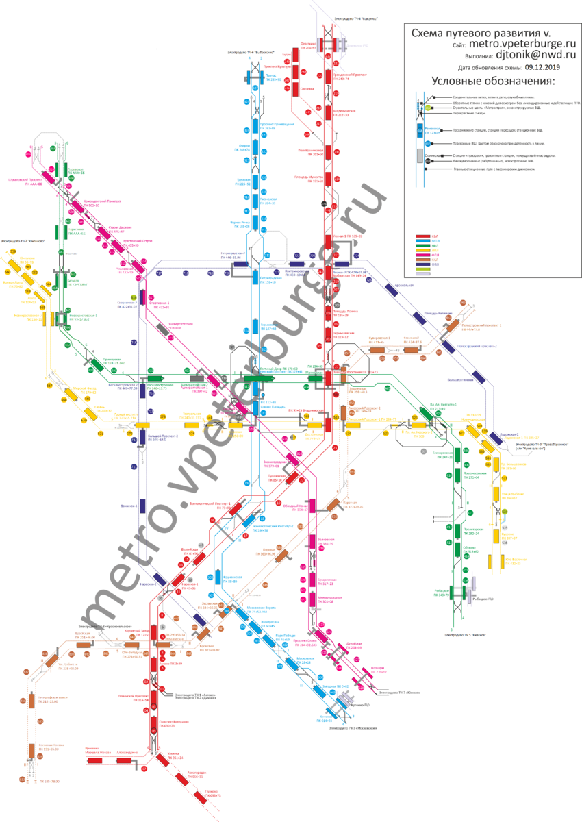 Схема метро спб путь. Схема путевого развития Санкт-Петербургского метрополитена. Схема тоннелей метро СПБ. Петербургский метрополитен схема с перегонами. Схема путевого развития Петербургского метрополитена 2020.