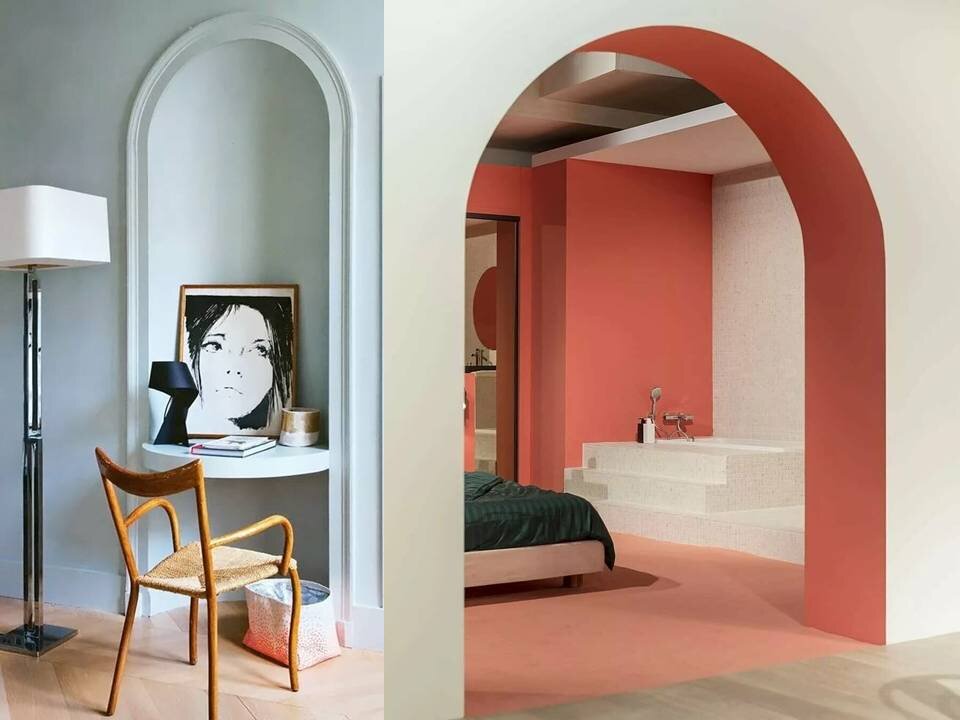 Красивые варианты дизайна арок в интерьере квартиры