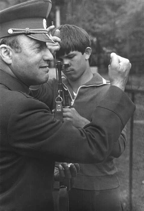 Исаак Соломонович, наш военрук