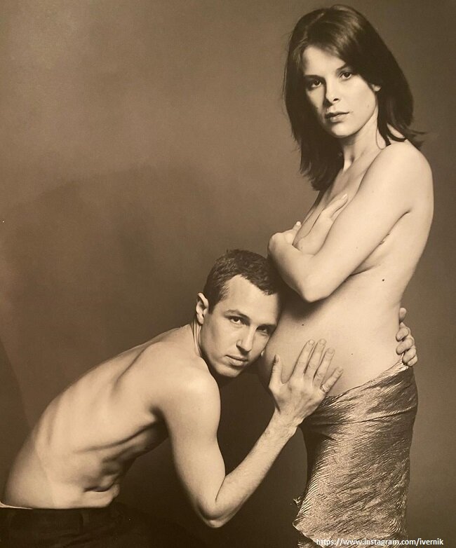 Игорь Верник с бывшей женой.