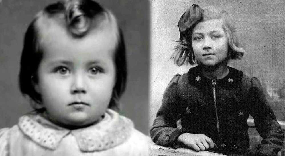 Маленькая Эдита Пьеха // pinterest.ru